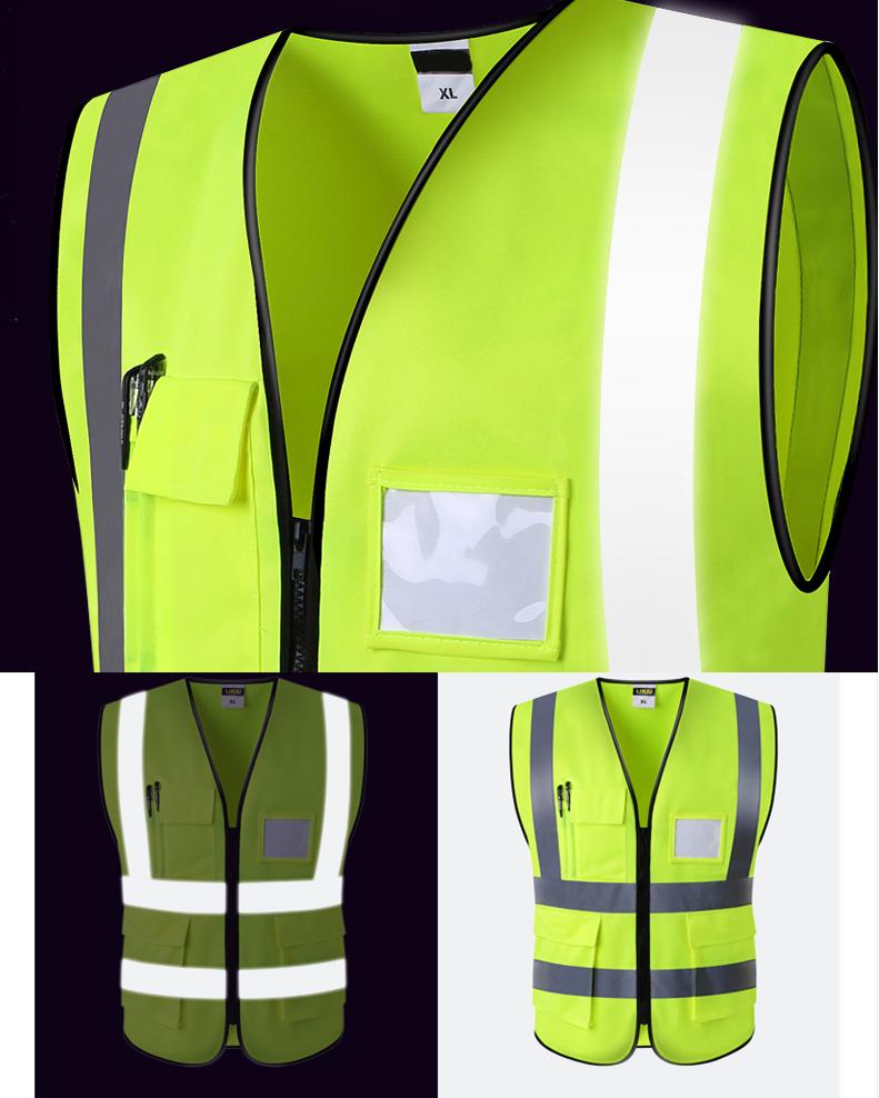 Reflective High-Visibility Safety Vest