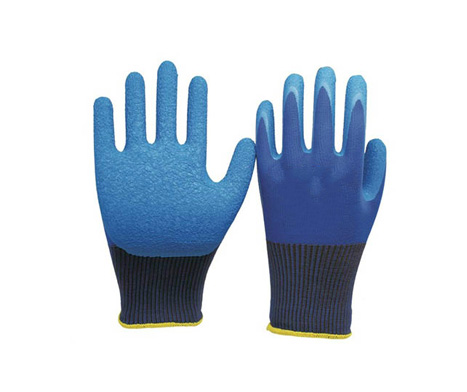 Dark Blue Rubber Gloves
